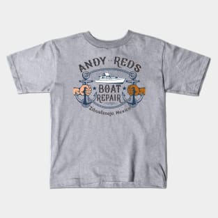 Andy & Red's Boat Repair from Shawshank Redemption Kids T-Shirt